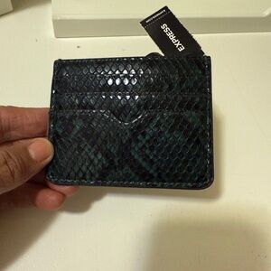 Express 5 Pocket Wallet  Python Snake print